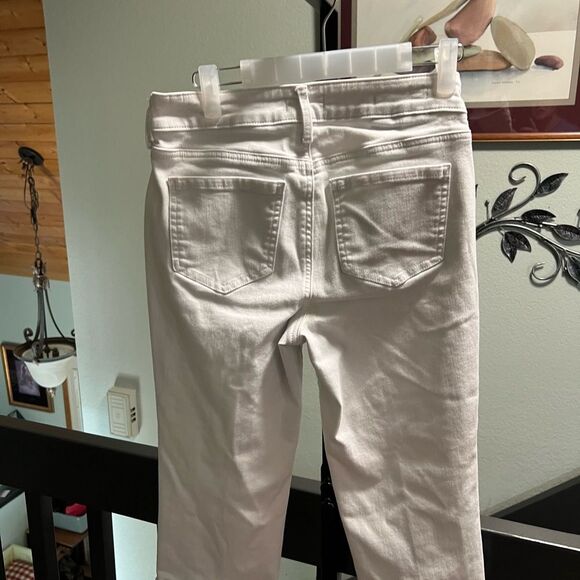 NYDJ Women's White Marilyn Straight Capris #DP335 - Picture 5 of 7